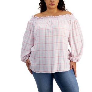 Tommy Hilfiger Plus Size Off the Shoulder Fairytale, 1X